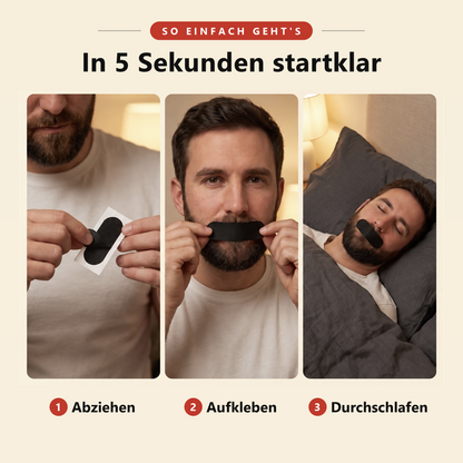 So einfach geht's: Abziehen, Aufkleben, Durchschlafen